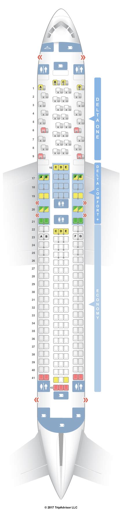boeing 767-300 seat map delta